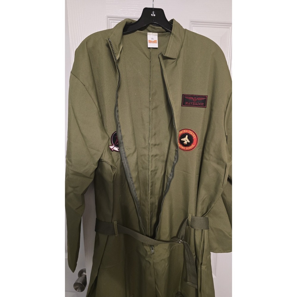 Maxim Party Flight Suit Halloween Costume Adult 2XL Maverick Top Gun Inspired - Picture 7 of 16